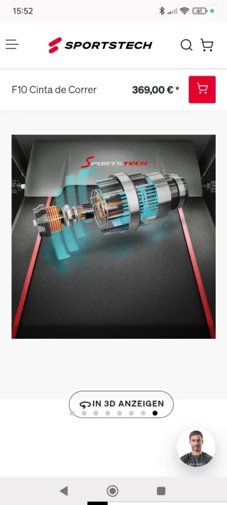 Maquina de Correr y andar SPORTSTECH F10