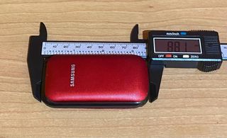 Teléfono Samsung GT-E1190 Rojo