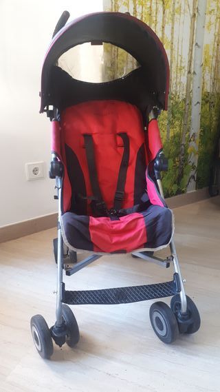 Silla de paseo Maclaren roja