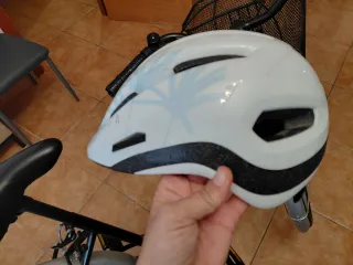 Bicicleta Paseo Fairway Negra/Rosa casco incluido