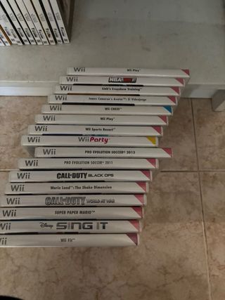 Consola Wii Blanca + Accesorios y Juegos