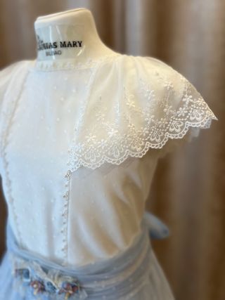 Vestido niña comunión azul