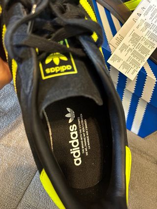 Adidas Gazelle Indoor Talla 44 Negro/Amarillo