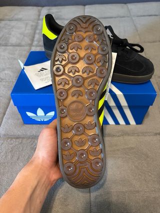 Adidas Gazelle Indoor Talla 44 Negro/Amarillo