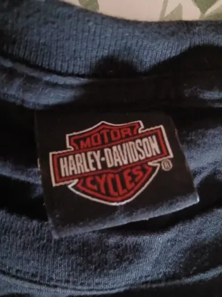 Camiseta Harley Davidson Oficial Negra Talla M