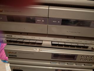 Sansui D-95CW Midi Hi-Fi Lettore CD e Doppio Casse