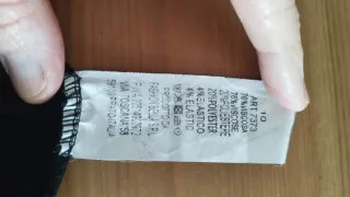 Pantalón negro mujer cintura goma cordón