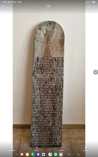 Trillo antiguo de madera