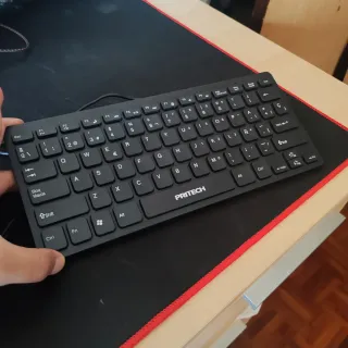 Teclado ligero y silencioso