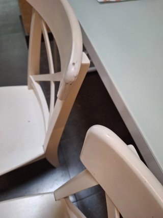 Silla Ikea Ingolf Madera Blanca (tengo 2uds)
