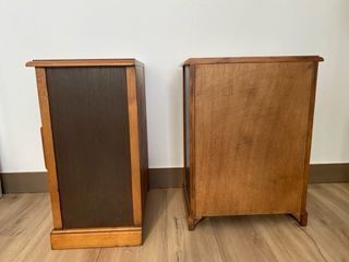 Mesitas de noche de madera (2 unidades)