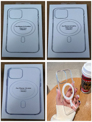 Funda iphone transparente con Magsafe