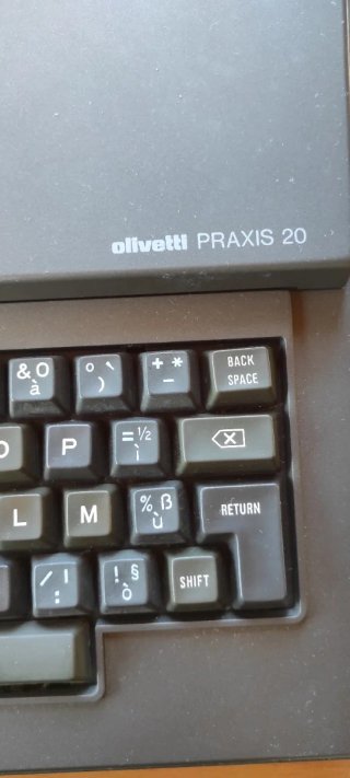 Macchina da scrivere Olivetti Praxis 20