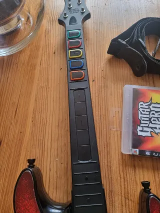 Guitarra Guitar Hero Microfono PS3