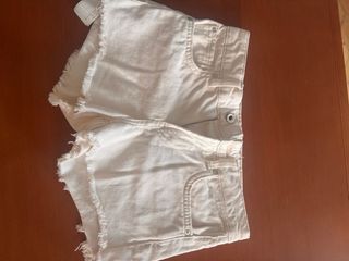 Pantalón corto Mango Teen beige
