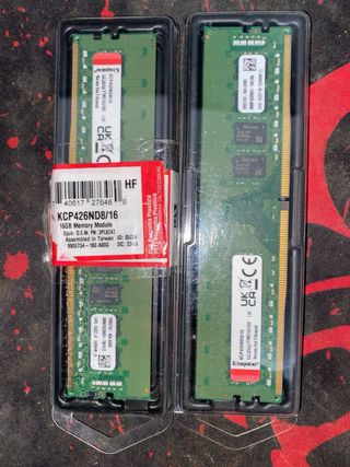 2 Memorias RAM Kingston KCP426ND8/16