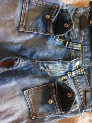Calça curta ganga Sem marca