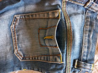 Calça curta ganga Sem marca