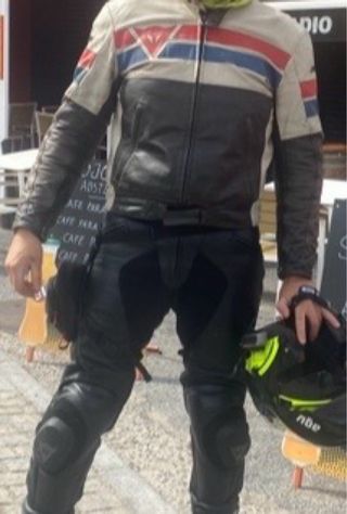 Mono de cuero Dainese 2 piezas sportbike