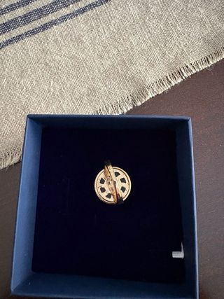 Anillo fantasía dorado con diseño