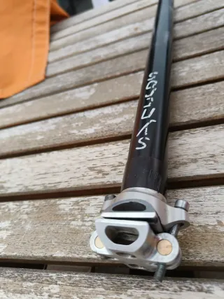 Tija Syncros Hardcore 29.8mm x 425mm Negra