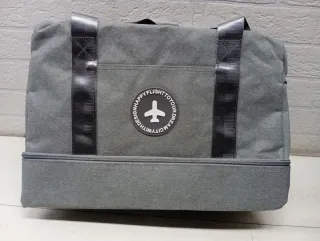 Bolsa de viaje impermeable gris