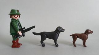 Playmobil Cazador Ciervos Con Perros
