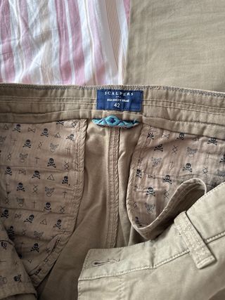 Pantalones Chinos Marrones Massimo Dutti Talla M