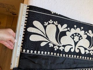 Chaleco mujer estampado floral XS en negro y beige