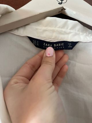 Blusa blanca manga larga