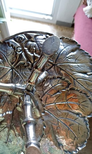 Plato Antiguo de metal siglo XIX