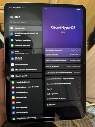 Xiaomi Pad 7 256GB Plata