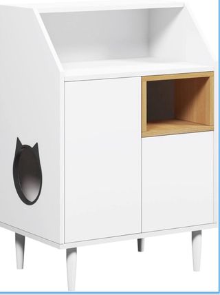 Mueble consola arenero para gato