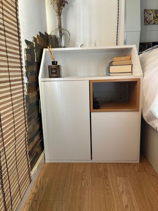 Mueble consola arenero para gato
