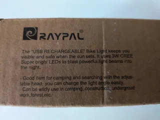 Luz trasera recargable USB RAYPAL