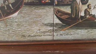 Cuadro Cerámica Vintage Canaletto Venecia