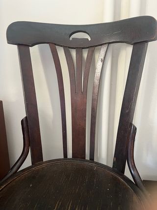 sillas antiguas de madera