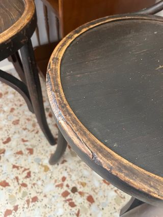 sillas antiguas de madera