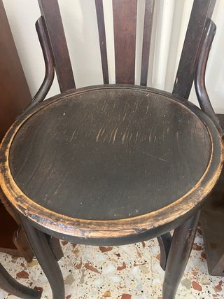 sillas antiguas de madera
