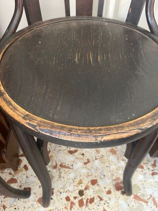sillas antiguas de madera