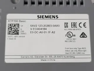 Siemens SIMATIC HMI KTP700 Basic PN