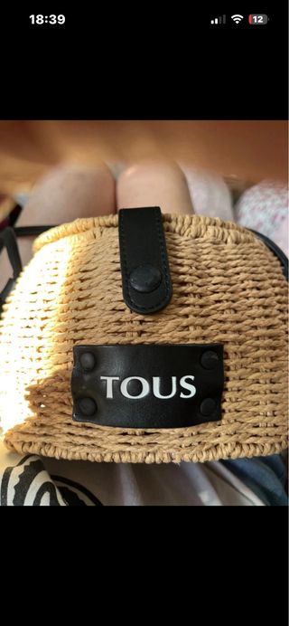 Bolso rafia TOUS Scoubidou