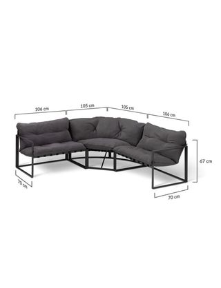 Conjunto de muebles de jardín