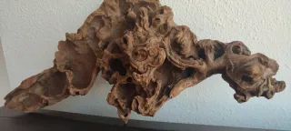 Tronco decorativo para acuario