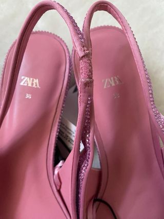 Zapatos Zara Brillantes Rosa