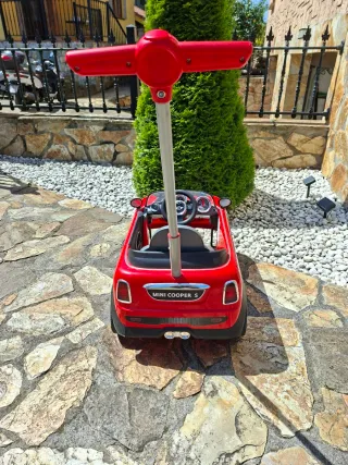 Coche de empuje Mini Cooper Rojo
