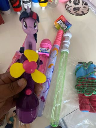 Lote Juguetes Niña Hello Kitty, My Little Pony, Fi
