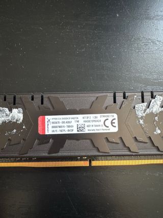 Memoria RAM HyperX Predator DDR4 (2x4GB)