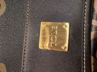 Bolso Tous Negro y Dorado Grande