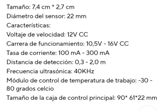 Kit Sensores Aparcamiento Azul universal